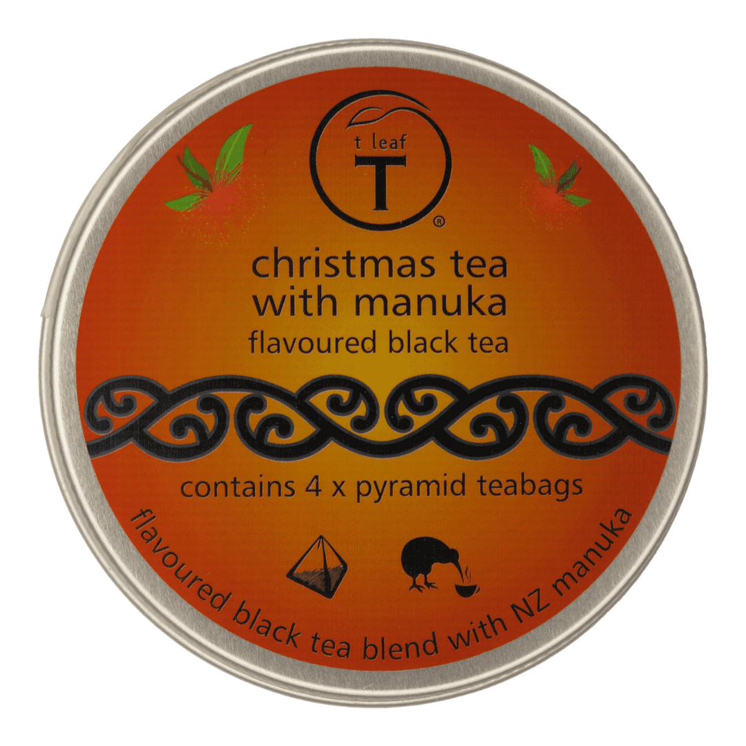 Christmas tea with NZ manuka pyramids - t leaf T | teas and infusions from around the world