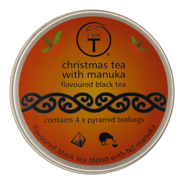 Christmas tea with NZ manuka pyramids - t leaf T | teas and infusions from around the world