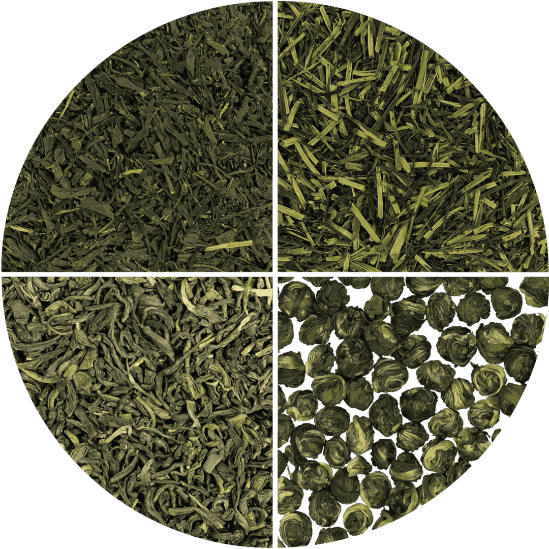 Green tea sample selection - t leaf T | teas and infusions from around the world