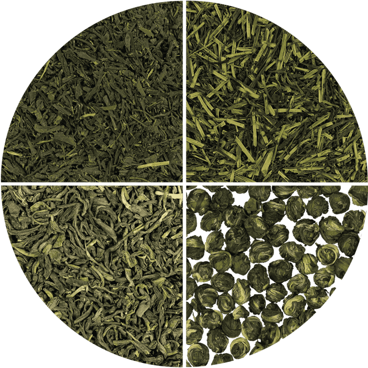 Green tea sample selection - t leaf T | teas and infusions from around the world