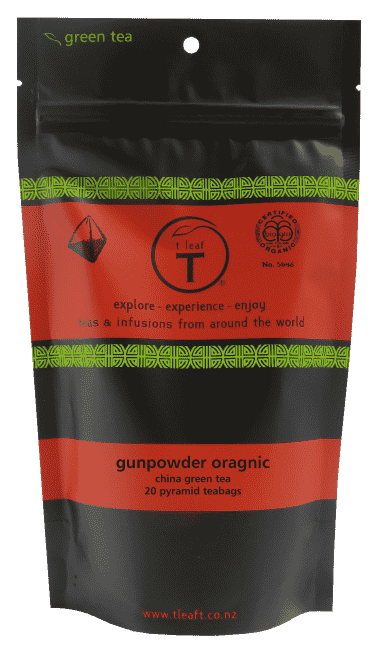 Gunpowder organic pyramid - t leaf T | teas and infusions from around the world