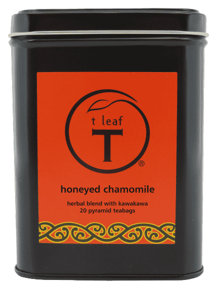 Honeyed Chamomile with NZ Kawakawa pyramids 20 pyramid pouch + tin