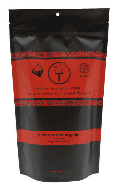 Lemon sorbet organic pyramids - t leaf T | teas and infusions from around the world
