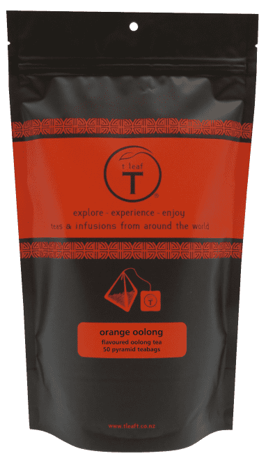 Orange oolong pyramids - t leaf T | teas and infusions from around the world