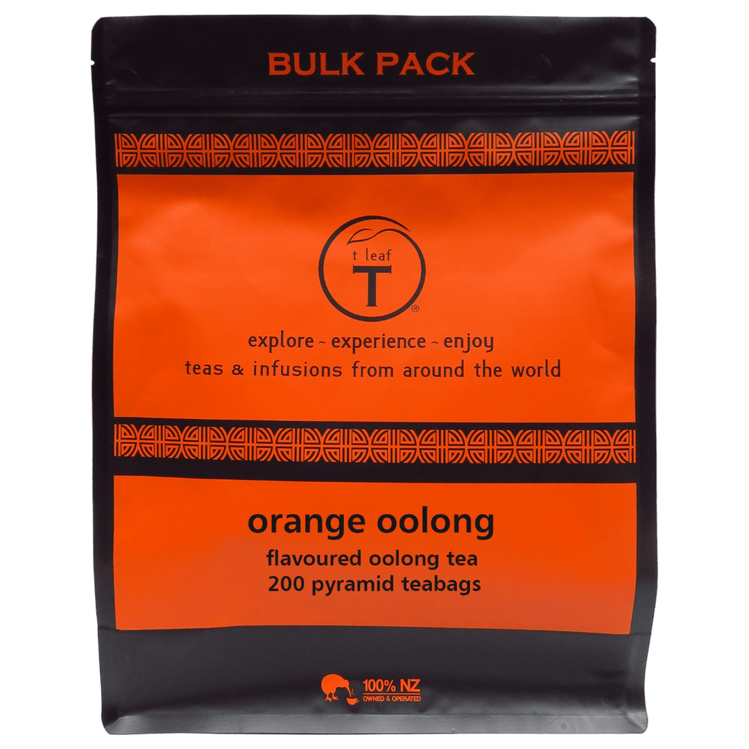 Orange oolong pyramids - t leaf T | teas and infusions from around the world