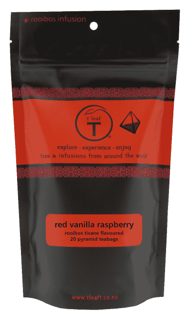 Red vanilla raspberry pyramids - t leaf T | teas and infusions from around the world