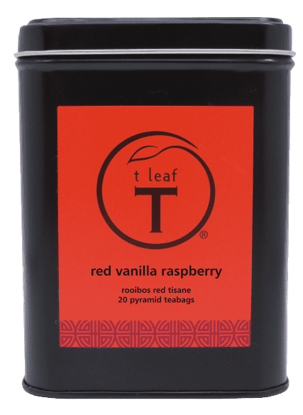 Red vanilla raspberry pyramids 20 pyramid pouch + tin