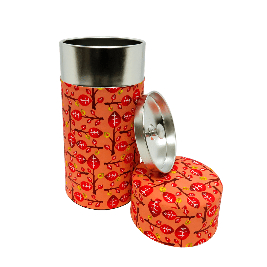 Tea canister - tree red - t leaf T | teas and infusions from around the world