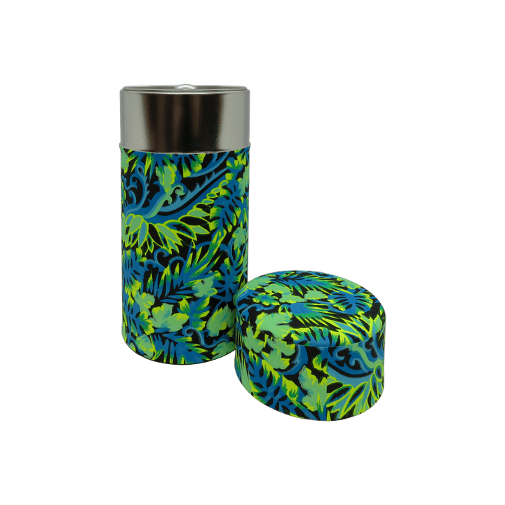 Tea canister - tropical BLUE - t leaf T | teas and infusions from around the world