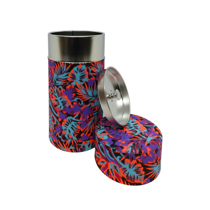 Tea canister - tropical PURPLE - t leaf T | teas and infusions from around the world