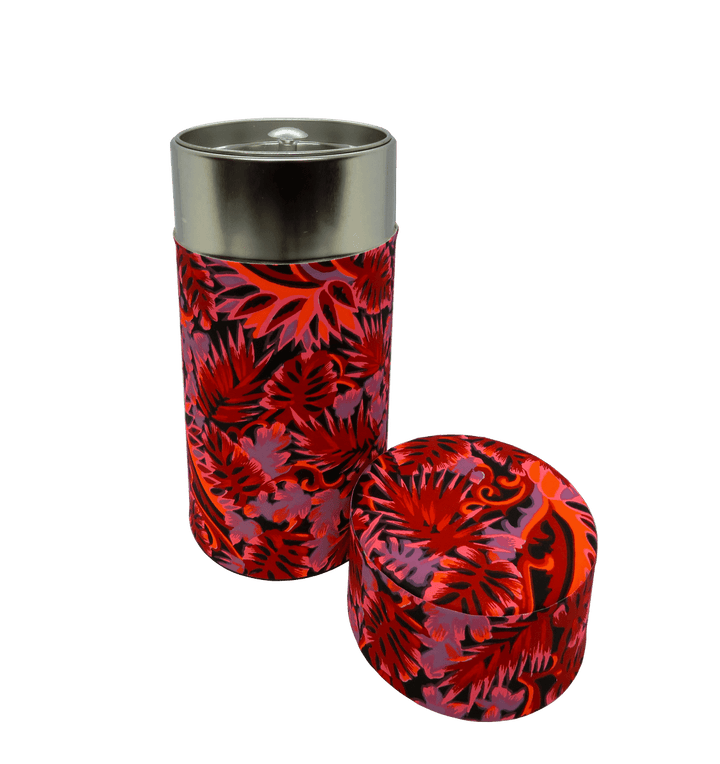 Tea canister - tropical RED - t leaf T | teas and infusions from around the world