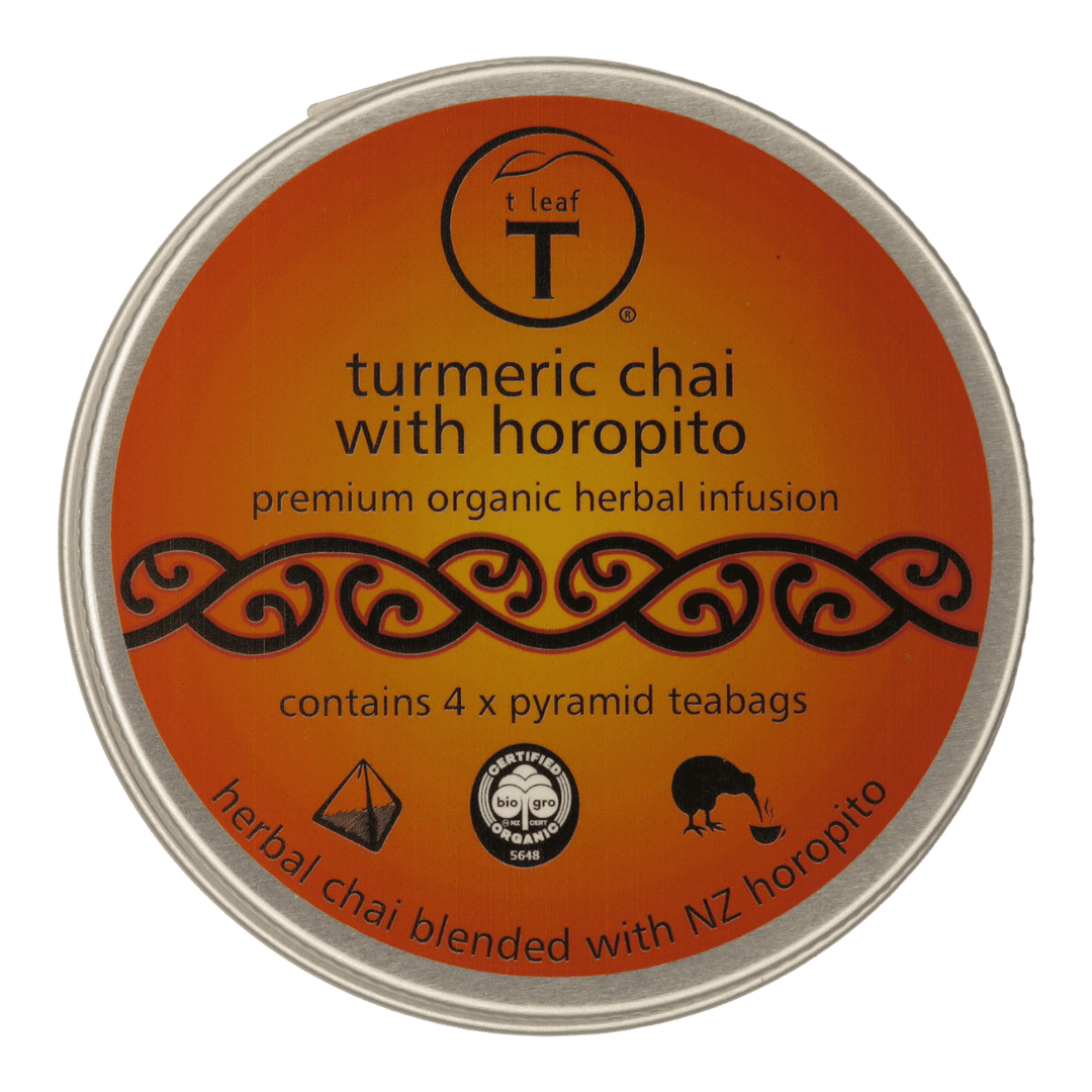 turmeric chai organic pyramids - t leaf T | teas and infusions from around the world
