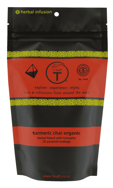 turmeric chai organic pyramids - t leaf T | teas and infusions from around the world