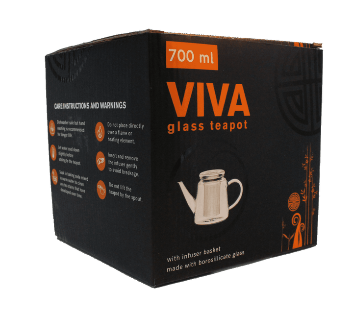 Viva glass teapot 700ml - t leaf T | teas and infusions from around the world