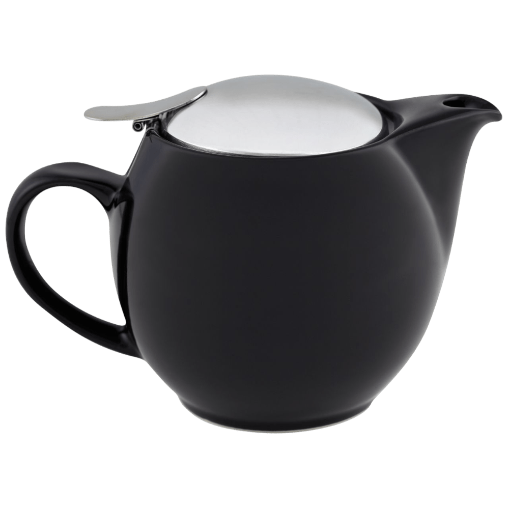 Zero 450ml black teapot - t leaf T | teas and infusions from around the world