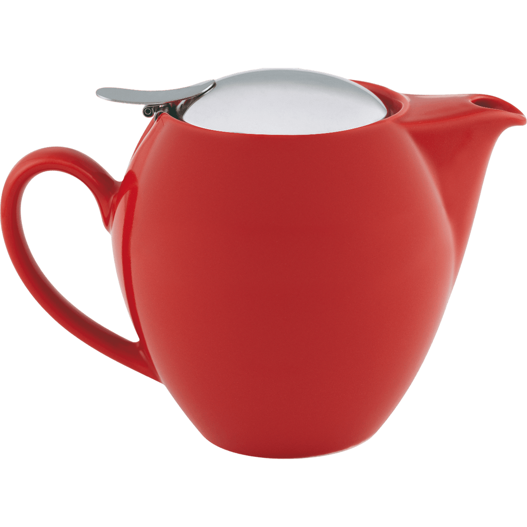 Zero 580ml tomato red teapot - t leaf T | teas and infusions from around the world