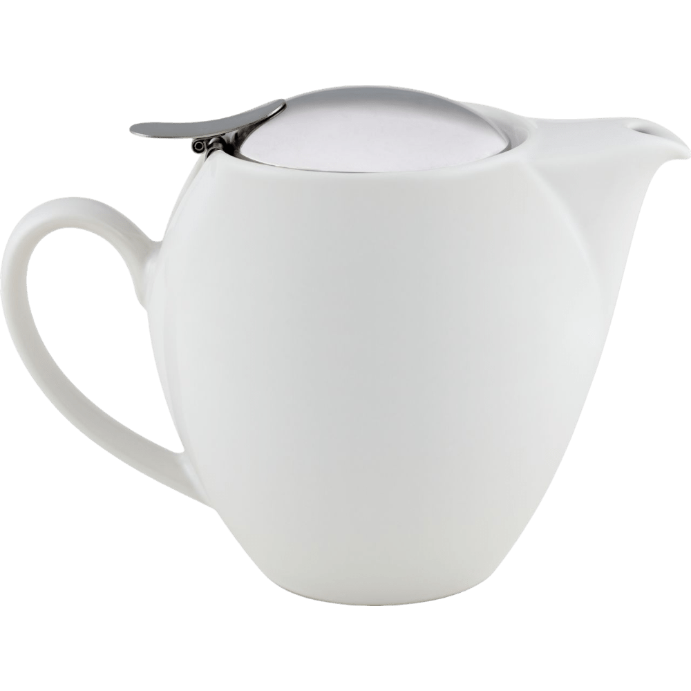 Zero 580ml white teapot - t leaf T | teas and infusions from around the world